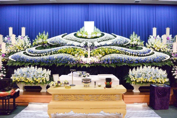 ふらわぁセレモニー縁で葬儀を行なった写真