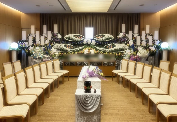 ふらわぁセレモニー縁で葬儀を行なった写真