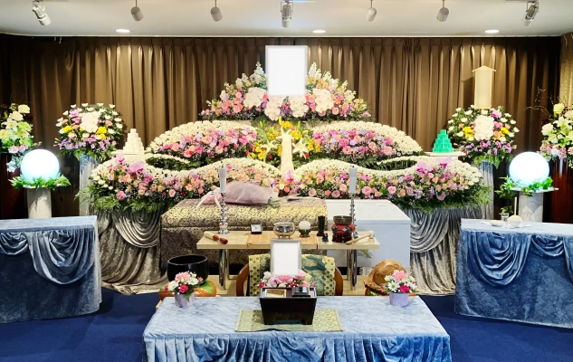 ふらわぁセレモニー縁で葬儀を行なった写真