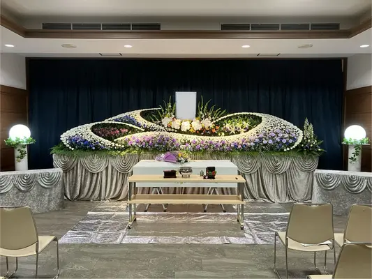 ふらわぁセレモニー縁で葬儀を行なった写真