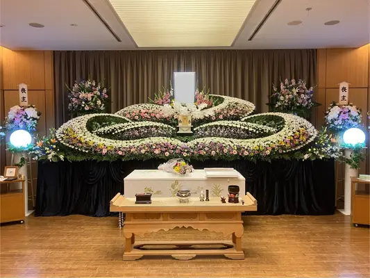 ふらわぁセレモニー縁で葬儀を行なった写真