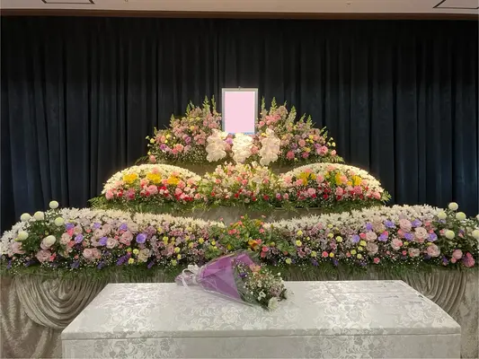 ふらわぁセレモニー縁で葬儀を行なった写真