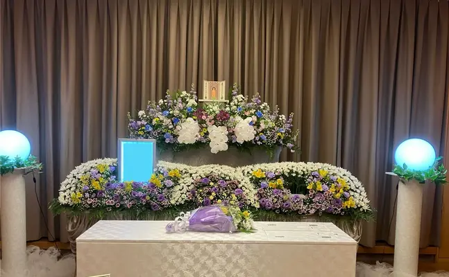 ふらわぁセレモニー縁で葬儀を行なった写真