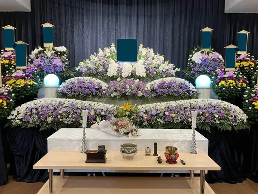 ふらわぁセレモニー縁で葬儀を行なった写真