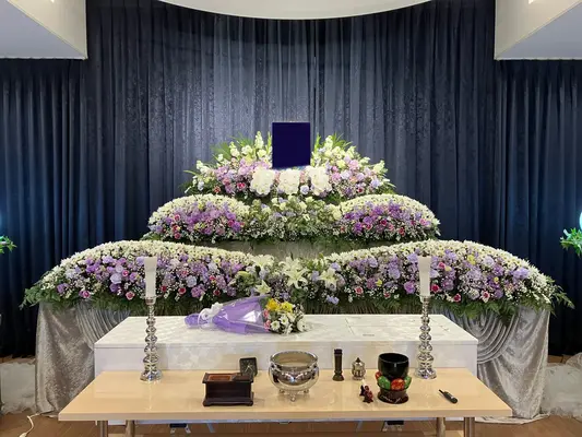 ふらわぁセレモニー縁で葬儀を行なった写真