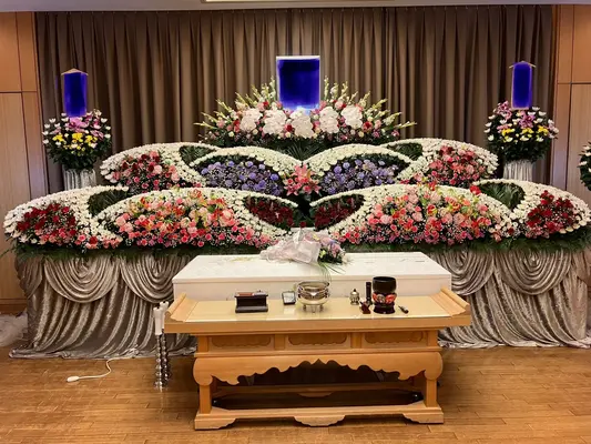 ふらわぁセレモニー縁で葬儀を行なった写真