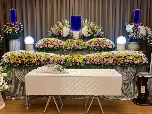 ふらわぁセレモニー縁で葬儀を行なった写真