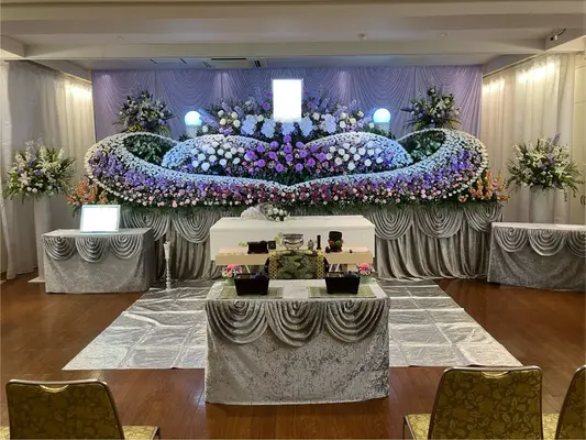 ふらわぁセレモニー縁で葬儀を行なった写真