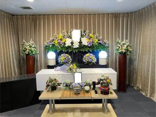 ふらわぁセレモニー縁で葬儀を行なった写真