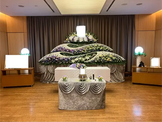 ふらわぁセレモニー縁で葬儀を行なった写真