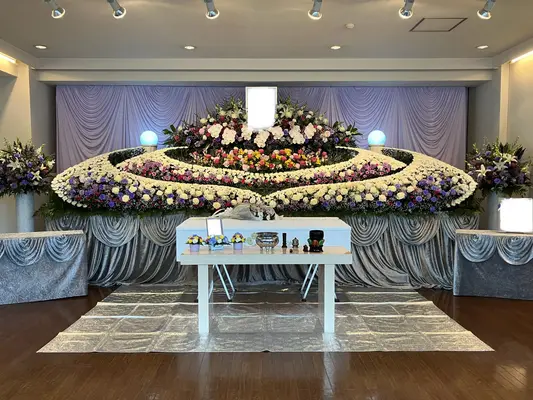 ふらわぁセレモニー縁で葬儀を行なった写真