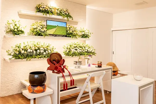 なすの斎場グループ（家族葬専用式場 つむぎ黒磯）で葬儀を行なった写真