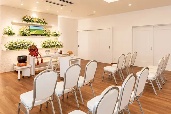 なすの斎場グループ（家族葬専用式場 つむぎ黒磯）で葬儀を行なった写真