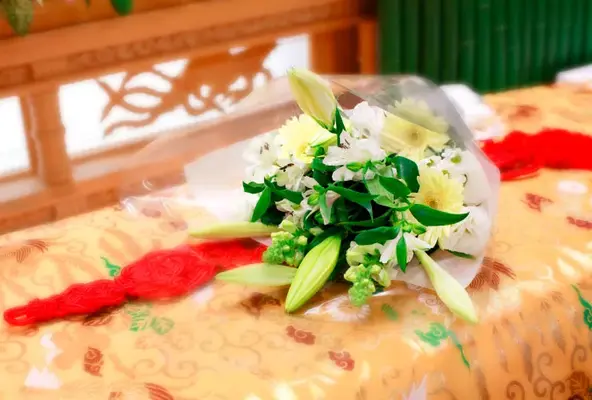 とわノイエ やなせで葬儀を行なった写真