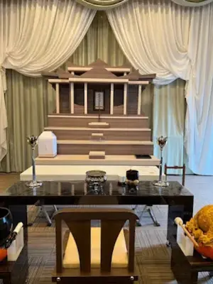 とわノイエ やなせで葬儀を行なった写真