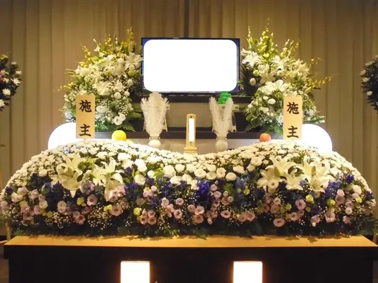 市民ホールグループ（鹿沼市民ホール緑ヶ丘邸）で葬儀を行なった写真