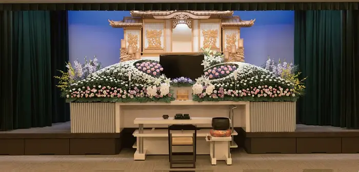 片山葬祭 サンセットホール東浦で葬儀を行なった写真