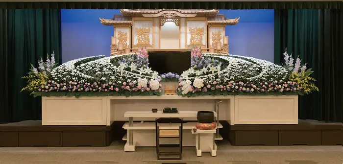 片山葬祭 サンセットホール東浦で葬儀を行なった写真