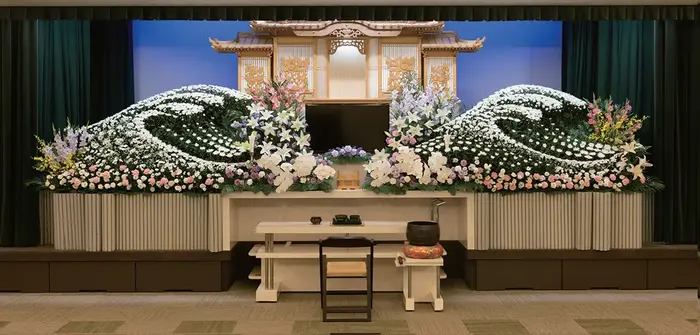 片山葬祭 サンセットホール東浦で葬儀を行なった写真