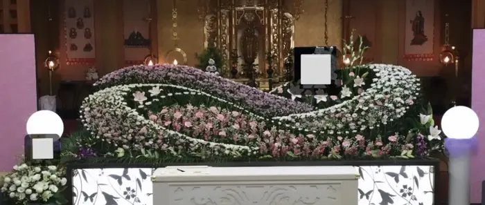 セレモニーツナグ(積翠寺別院)で葬儀を行なった写真