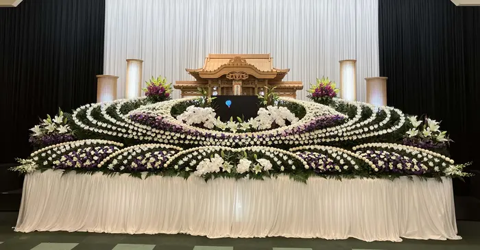 小さなお葬式 山南ホールで葬儀を行なった写真