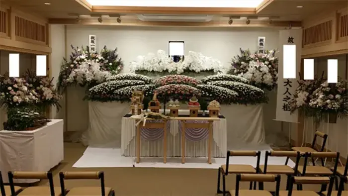 総本社矢野葬祭で葬儀を行なった写真