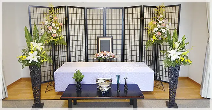 株式会社ゆらで葬儀を行なった写真