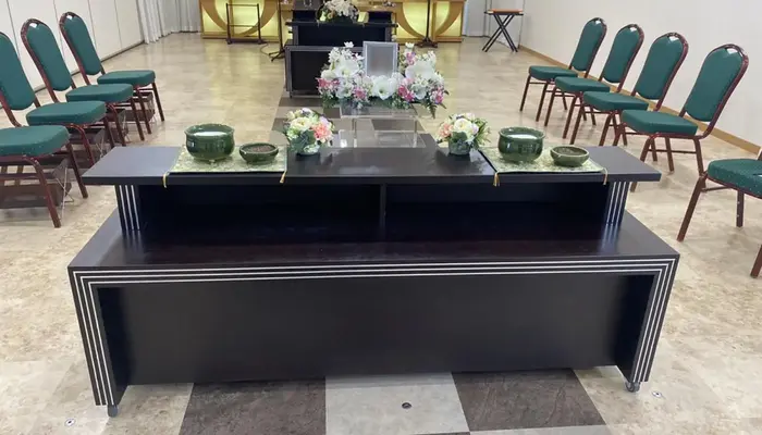 コーリングで葬儀を行なった写真