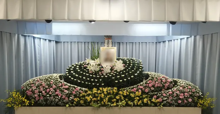 あい友社で葬儀を行なった写真