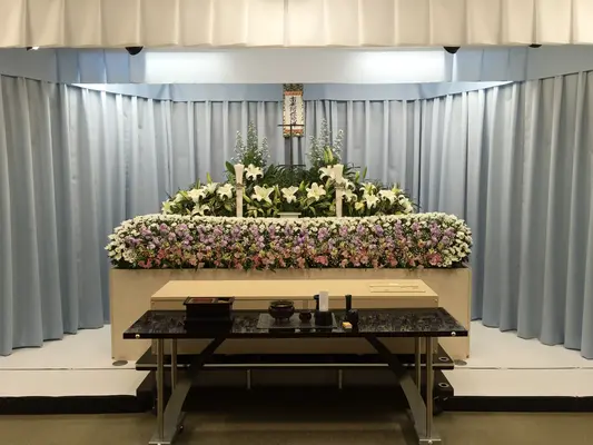 あい友社で葬儀を行なった写真