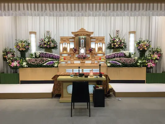 あい友社で葬儀を行なった写真