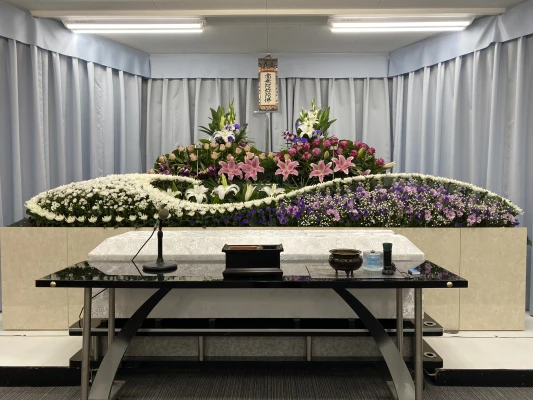 あい友社で葬儀を行なった写真