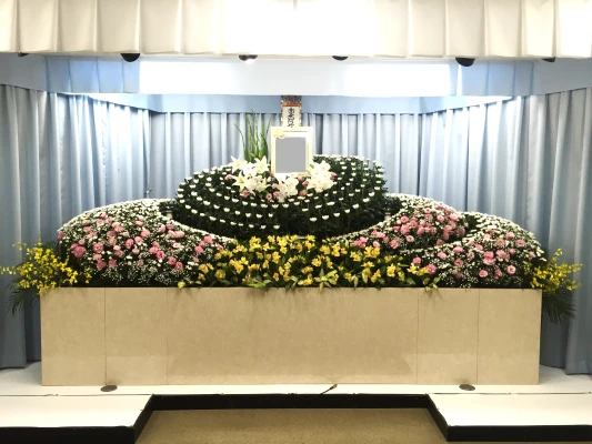 あい友社で葬儀を行なった写真