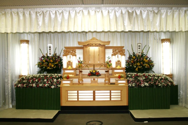 あい友社で葬儀を行なった写真