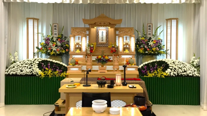 あい友社で葬儀を行なった写真