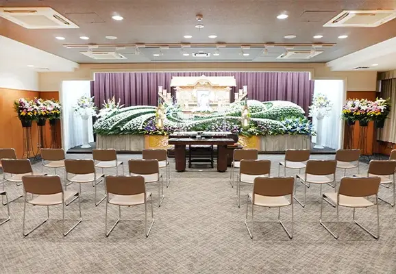 大阪祭典 堺ファミリーホール（堺大阪祭典）で葬儀を行なった写真