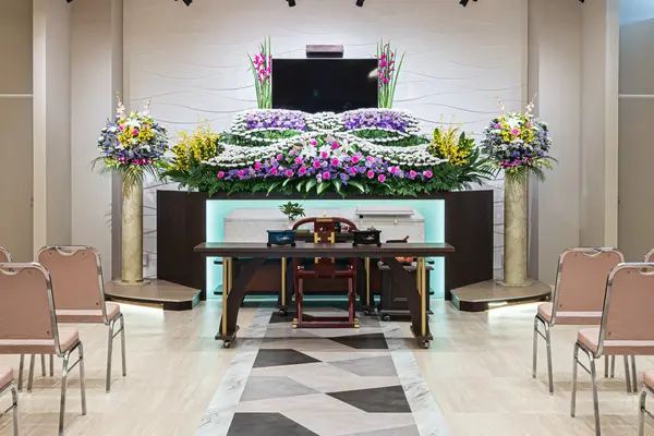 フローラルホール門真会館で葬儀を行なった写真