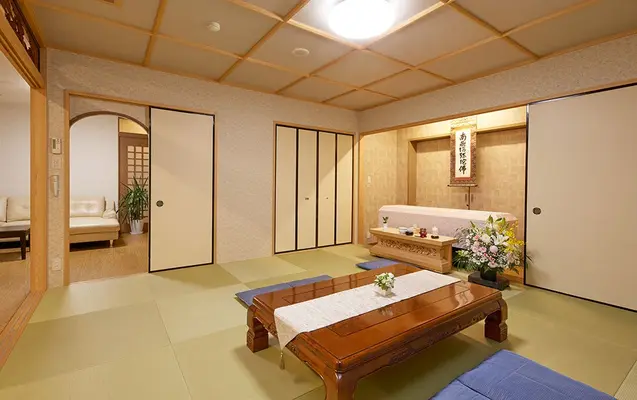 加納会館 本館で葬儀を行なった写真