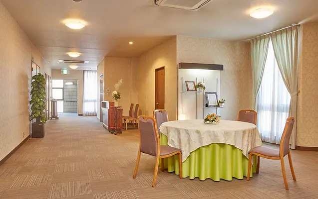 加納会館 本館で葬儀を行なった写真