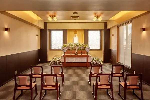 加納会館 本館で葬儀を行なった写真