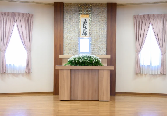 加納会館 本館で葬儀を行なった写真