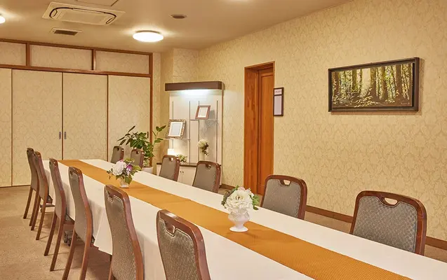 加納会館 本館で葬儀を行なった写真