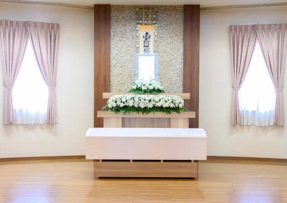 加納会館 本館で葬儀を行なった写真