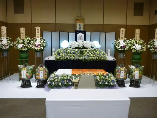 綜合葬祭セレモニーオーセ（やすらぎの東大阪家族葬ホール）で葬儀を行なった写真