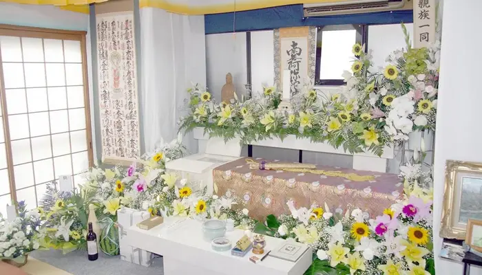 吉祥で葬儀を行なった写真