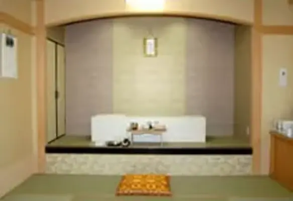 千里ホールで葬儀を行なった写真