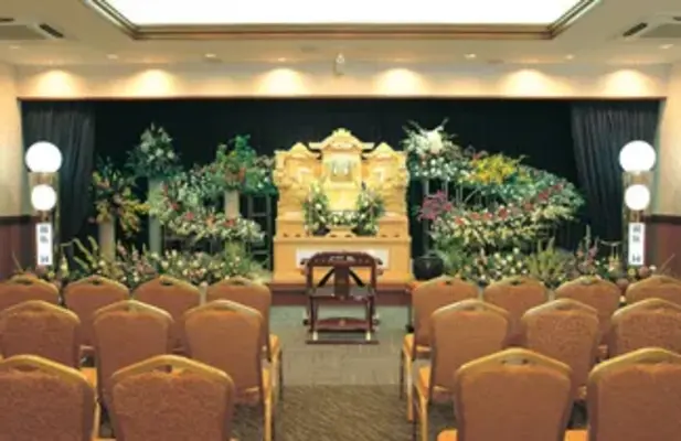 城東玉泉院で葬儀を行なった写真