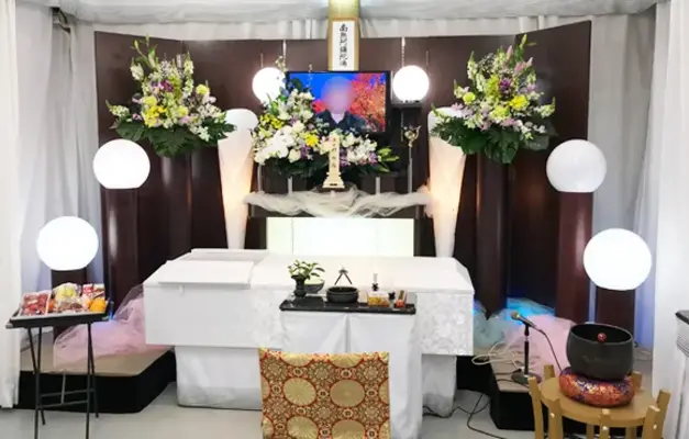 浄心社で葬儀を行なった写真