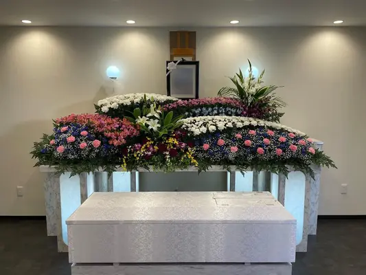 親和葬祭で葬儀を行なった写真