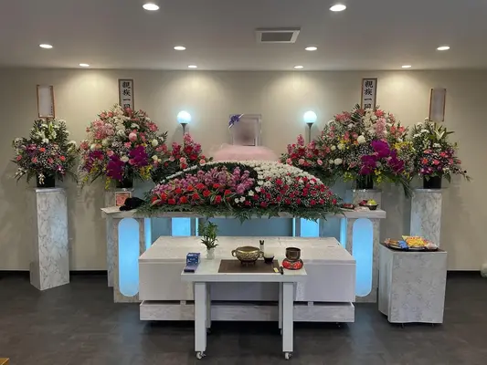 親和葬祭で葬儀を行なった写真